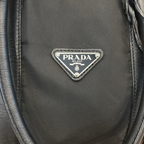 Prada Tessuto Weekender Bag with Saffiano Leather Accents - Good Condition - Picture 2 of 11